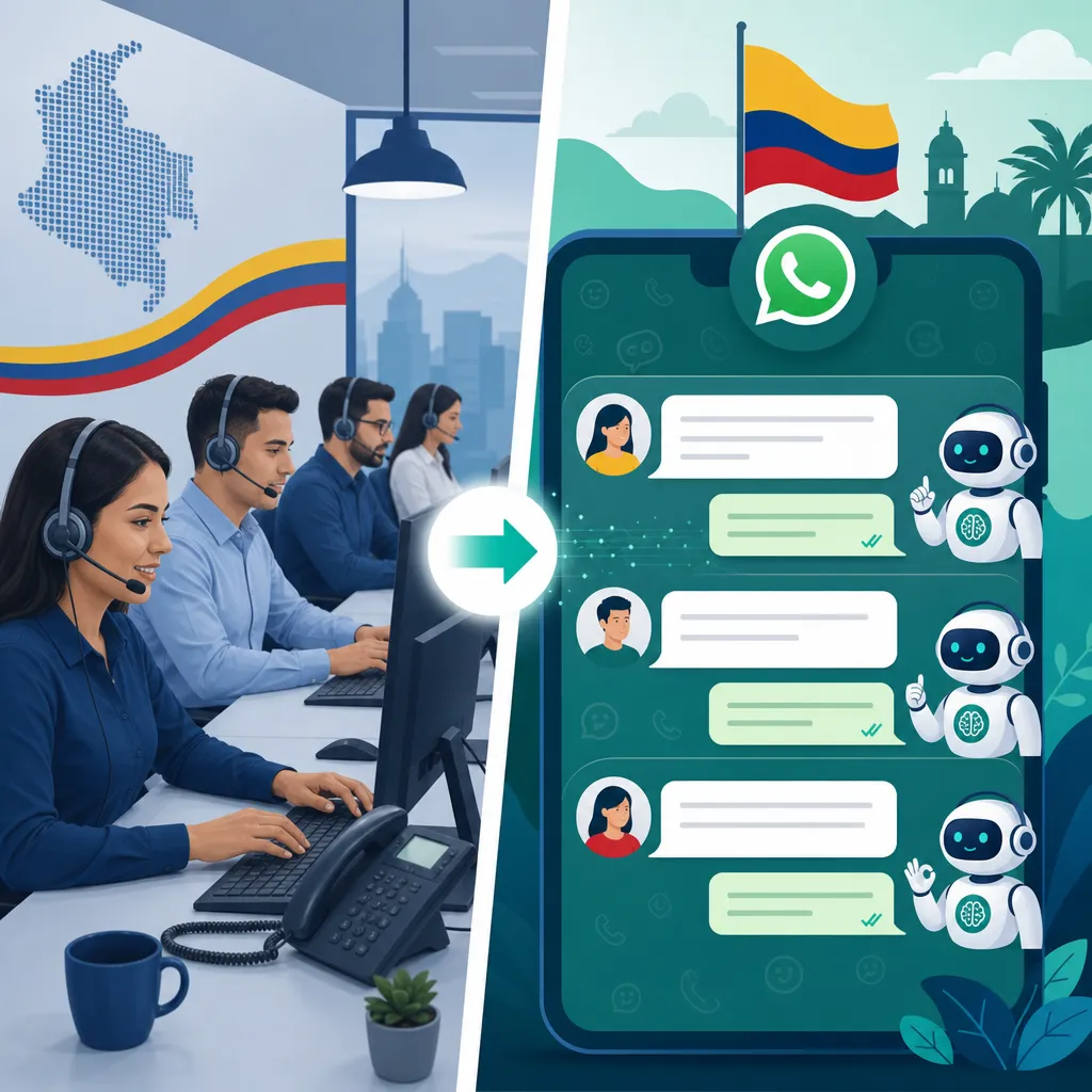 De call center a WhatsApp con IA: la migración que están haciendo las empresas colombianas en 2026