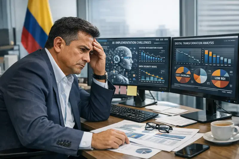 Por que las empresas colombianas frenan la adopcion de IA y como superar esa barrera