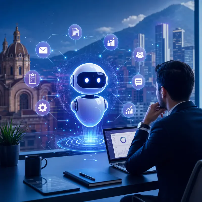 ¿Qué son los agentes de IA y cómo pueden automatizar mi empresa en Colombia?
